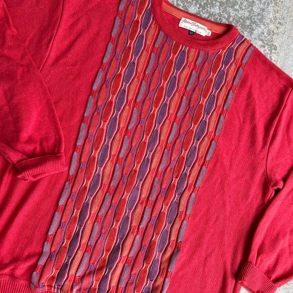 Norm Thompson 100% Cotton Sweater Men's Sz XXL - Picture 4 of 6